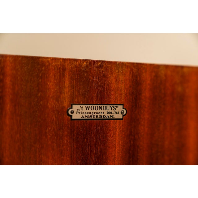 Art Deco Wardrobe in Palisander by T Woonhuys, Netherlands, 1930s For Sale - Image 6 of 13