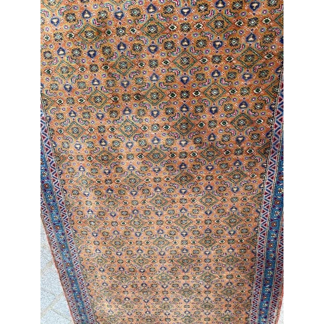 Red Vintage Moud Runner For Sale - Image 8 of 15