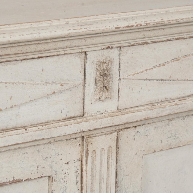 Late 19th Century White Swedish Sideboard Buffet For Sale - Image 11 of 16