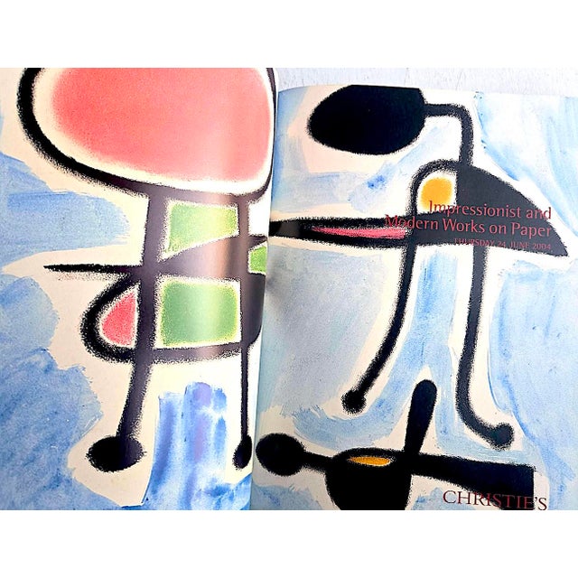Paper Christie's London Catalog Impressionist and Modern Works on Paper 6/24/04 Sale 6922 For Sale - Image 7 of 18