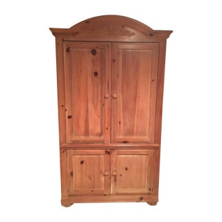 Rustic Wooden Armoire For Sale