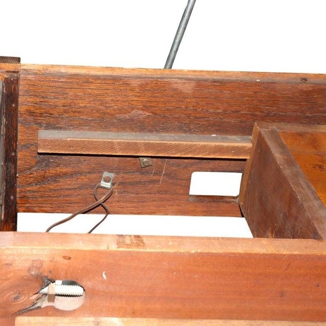 Antique Arts & Crafts Oak Adjustable Drafting Table C1930 For Sale - Image 12 of 18