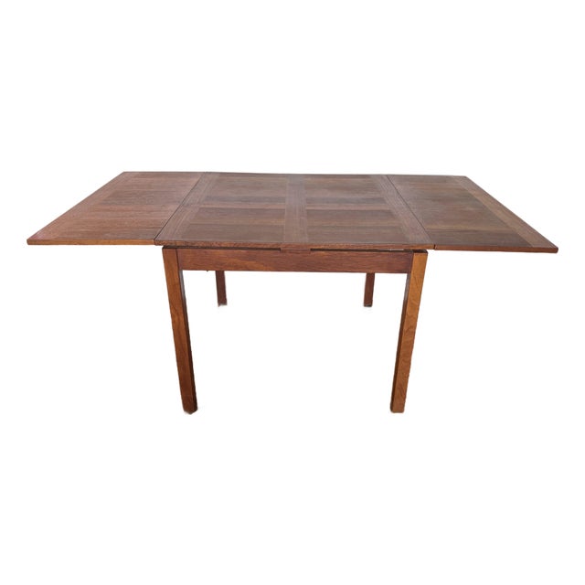 1960s Danish Teak MCM Extendable Dining Room Table - Made in Denmark For Sale