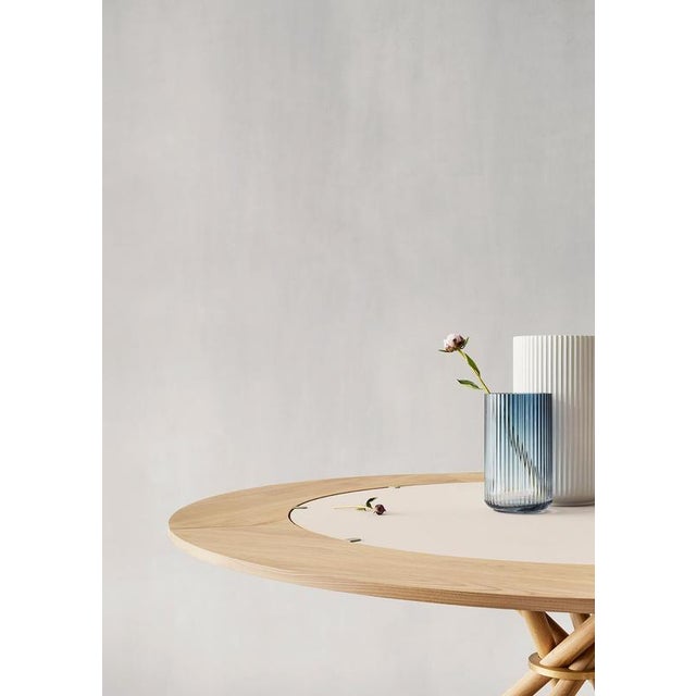 Not Yet Made - Made To Order Hector Concrete Top and Light Oak Legs Dining Table 120 by Eberhart Furniture For Sale - Image 5 of 12