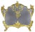 Louis Xv Style Fireplace Screen in Gilded Bronze with Metal Protective Mesh For Sale