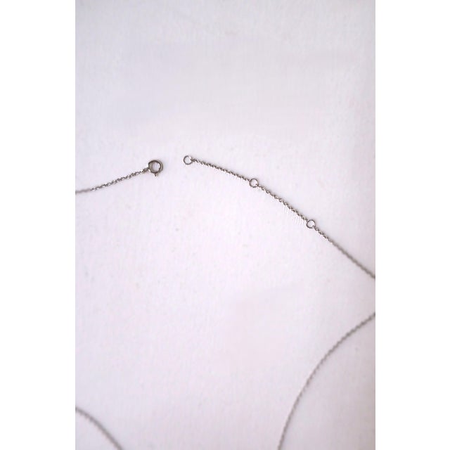 Pearl Necklace Sterling Silver Adjustable For Sale - Image 13 of 13