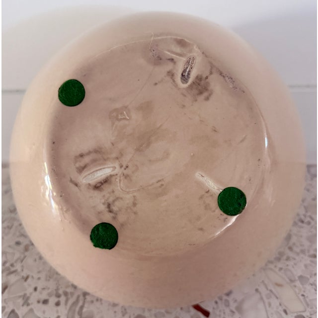 1980s Large Midcentury Modern High Gloss Glaze Vase For Sale - Image 5 of 5