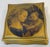 Nice vintage hand carved Italian alabaster trinket box with a mother and child design.