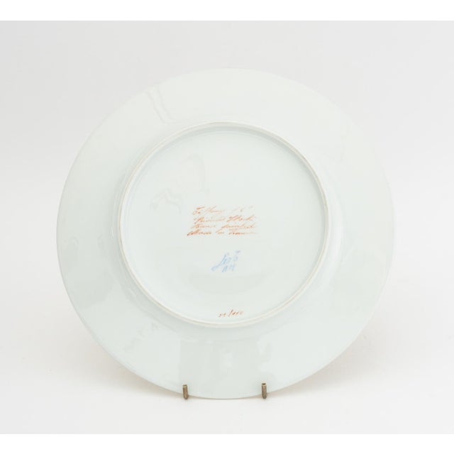 Metal Le Tallec X Tiffany & Co. Porcelain Plates, 4 For Sale - Image 7 of 8
