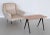 Mid-Century Modern Mid-Century Italian Coffee Table with Pink Marble Top and Wooden Legs by Gio Ponti, 1950s For Sale - Image 3 of 15