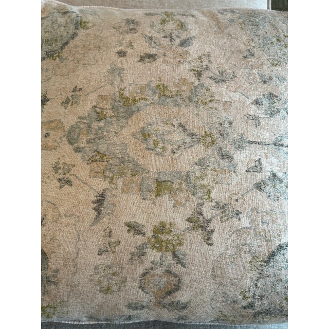 King Hickory Two-Piece Drake Corner Sectional "Crave Irish Cream" Color With Six Matching Decorative Pillows, 2021 For Sale - Image 9 of 10