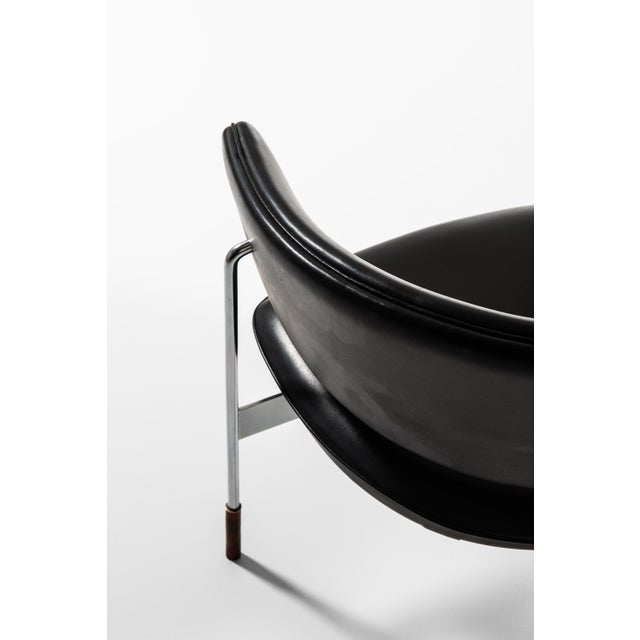 Set of Norwegian Rosewood Model Cirkel Lounge Chairs by Sigurd Resell for Rastad & Relling, 1960s For Sale - Image 11 of 13