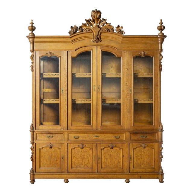 19th Century Henry II China Cabinet For Sale
