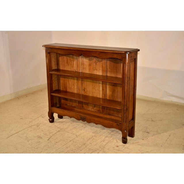 Wood French Walnut Bookcase, Circa 1920 For Sale - Image 7 of 9