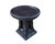 Black Vintage Tribal Nobility Bamileke Stool/Table Cameroon 13" H For Sale - Image 8 of 8