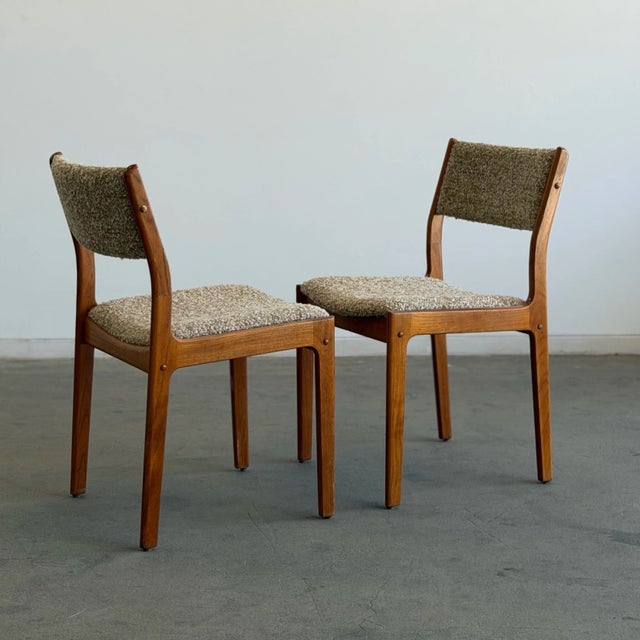 Vintage Danish Modern Dining Chairs - Set of 4 For Sale - Image 12 of 13