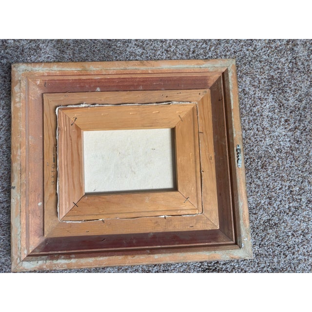 Contemporary Vintage Still Life Robert Cox (Listed Artist) Original Oil Painting Yellow Roses For Sale - Image 3 of 3