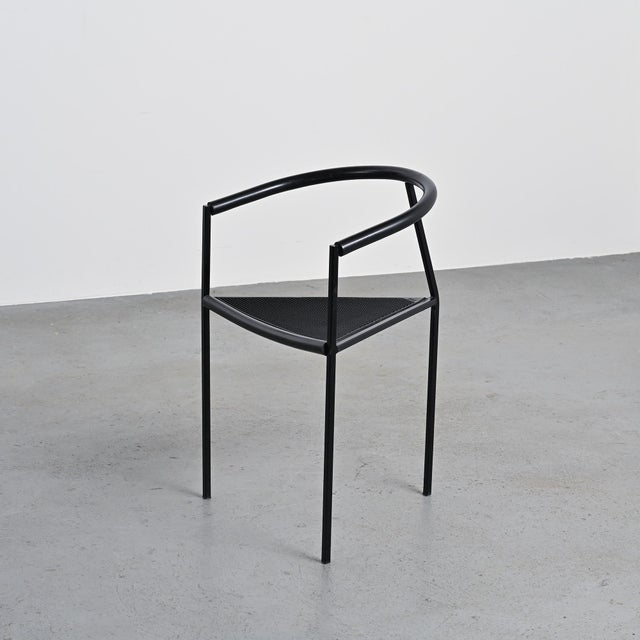 Millepunte Chairs by Peregalli and Calatroni for Zeus Noto, 1980s, Set of 8 For Sale - Image 4 of 13