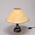 Black Hammered Iron Table Lamp by Léopold Gest, France, 1970 For Sale - Image 8 of 10