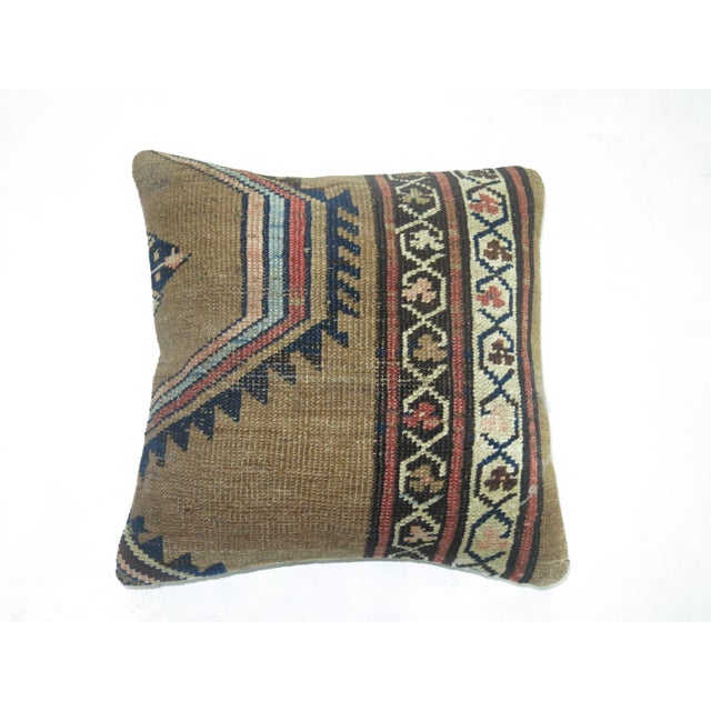 Camel Bakshaish Rug Pillow For Sale - Image 4 of 5
