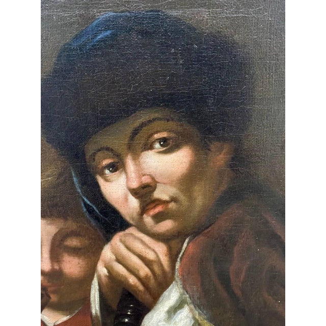 After Frans Hals, Portrait Composition, 17th Century, Oil Painting on Canvas, Framed For Sale - Image 5 of 9