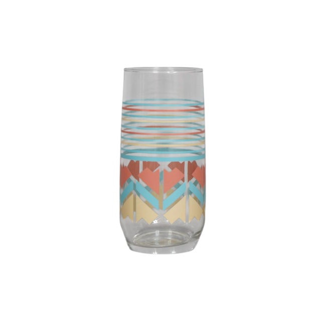 Mid 20th Century Mid 20th Century Southwestern Mid Century Glass Tumblers, Set of 6 For Sale - Image 5 of 8