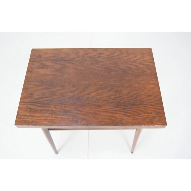 Mid-Century Side Table from Drevopodnik Holesov, 1960s For Sale - Image 9 of 13