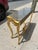 1960s Gold Leaf Console Table With Marble Top For Sale In New York - Image 6 of 11