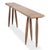 Wood Rustic Carved Leg Console Table in Natural Pine For Sale - Image 7 of 12