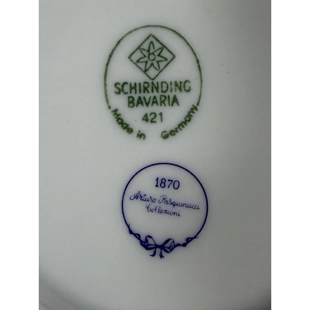 Porcelain Tea Service by Schirnding Bavaria for Seven, Germany, 1980s, Set of 17 For Sale - Image 11 of 18