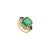 6.53 Carat Emerald Sapphire & Diamond 14k Gold Vintage Statement Ring Size 4 For Sale - Image 4 of 17