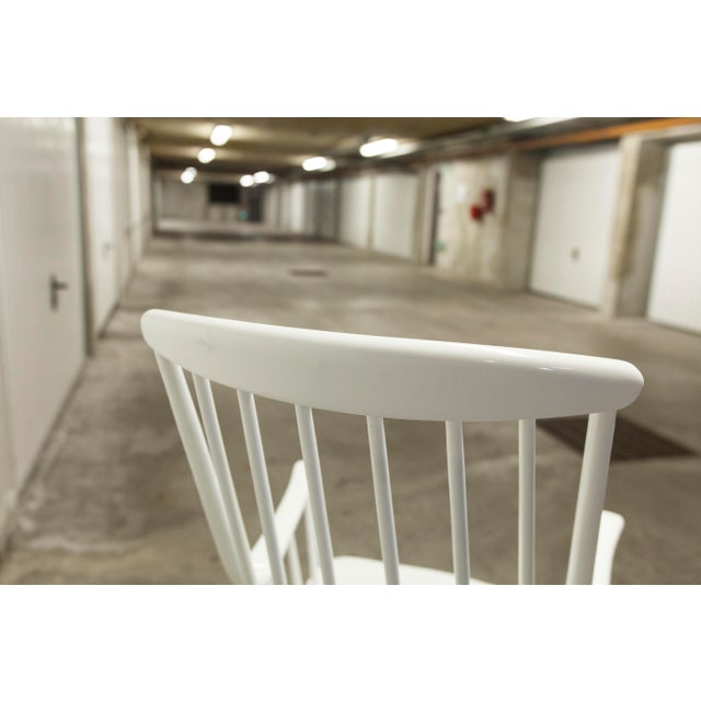 Grandessa Rocking Chair in White Beech attributed to Lena Larsson for Nesto, 1960 For Sale - Image 18 of 18