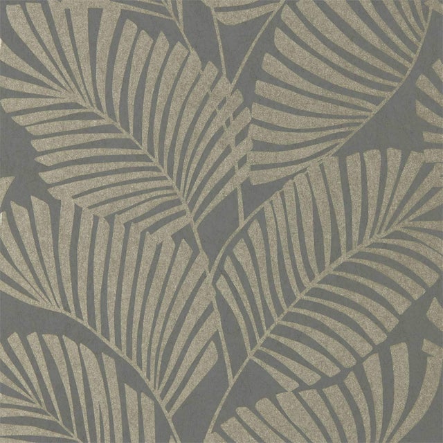 Harlequin Mala Wallpaper in Slate For Sale