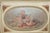 French Antique French Turn of the Century Louis XVI Hand Painted Trumeau Mirror For Sale - Image 3 of 10