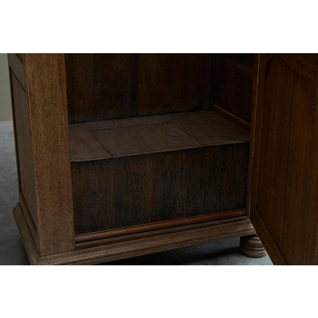 Tall 19th Century French Single Door Armoire in Oak For Sale - Image 9 of 14