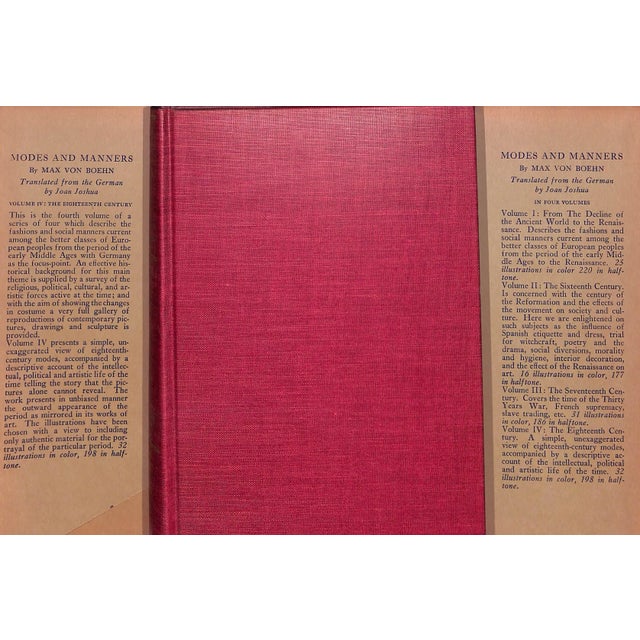 VON BOEHN, Max [316] pp. J.B. Lippincott Company 8 5/8" x 6 1/8"