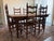 This rare oak table and chair set is over 100 years old. It’s in its original condition and includes extra leaves for...