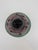 Raspberry Pink c.1997 Signed French Artist Michelle Luzoro Art Nouveau Glass Set Vase and Lamp Topper For Sale - Image 8 of 10