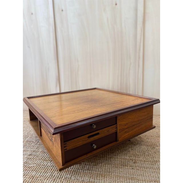 Mid-Century Modern Italian Rosewood Coffee Table from Saporiti, 1965 For Sale - Image 3 of 10