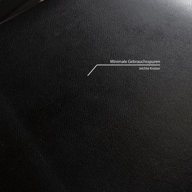 Sinus Chairs in Black Leather from KFF, Set of 4 For Sale - Image 5 of 13