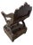 Early 20th Century Carved Dog-Head Savonarola Chair With Drawer Base, Renaissance Revival Style For Sale - Image 11 of 12