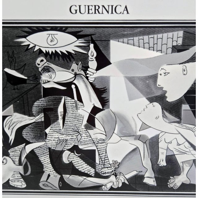 Mid-Century Modern Vintage Picasso ‘Guernica’ Ceramic Tile Wall Plaque, Made in Spain For Sale - Image 3 of 10