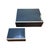 Sophisticated Set of Navy Lacquered Boxes with Ivory Edges, by Park Hill Collection. Small Box is 7.875" x 5.375" x 3.5"...