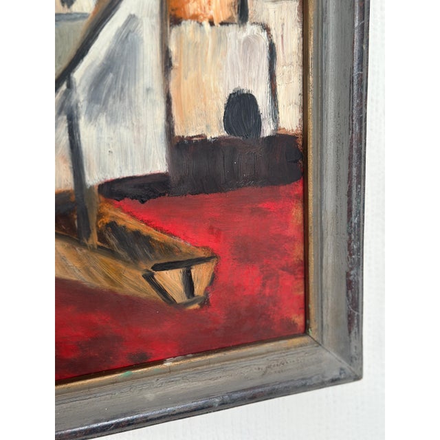 Malte Nyberg Tolf, Southern Motif, 1960s, Oil on Panel, Framed For Sale - Image 4 of 14