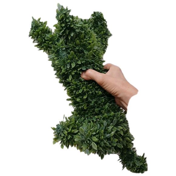 Topiary Garden Dog 18" Dachshund Faux Realistic Boxwood Decor Indoor Outdoor For Sale - Image 10 of 13