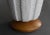 Wood 1950s Mid-Century Modern Textured White Ceramic & Maple Wood Table Lamp For Sale - Image 7 of 13