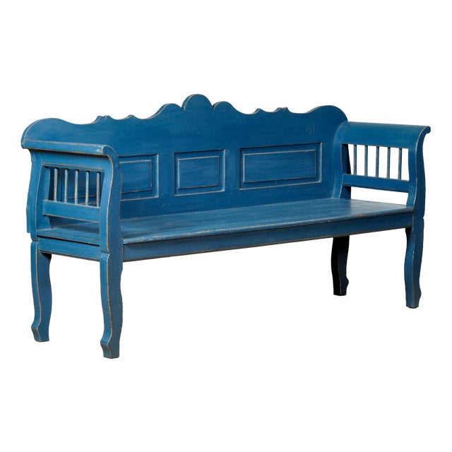 Antique Pine Bench, 1900s For Sale