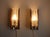 Mid-Century Modern Pair of Vintage 1960s Swedish Wall Lamps - Elegant Design in Crystal Glass, Teak and Chrome For Sale - Image 3 of 12