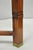 Late 20th Century Furniture Classics LTD Chinese Teak & Bamboo Campaign Chest Side Table on Stand For Sale - Image 16 of 18