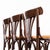 Upholstered Fan Back Bentwood Dining Chair, 1960s, Set of 4 For Sale - Image 4 of 10